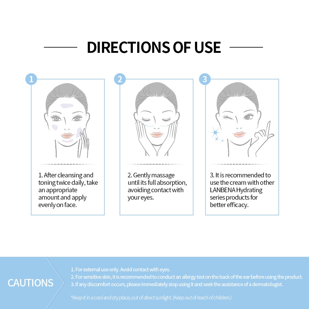 Picture of Lanbena Hydrating Cream For Sensitive Skin SPComplex - 30g