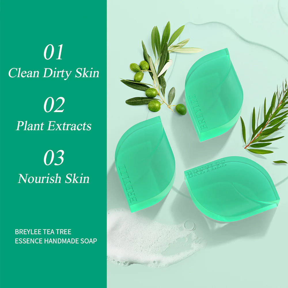 Picture of Breylee Tea Tree Acne Clearing Soap Bar - 100g