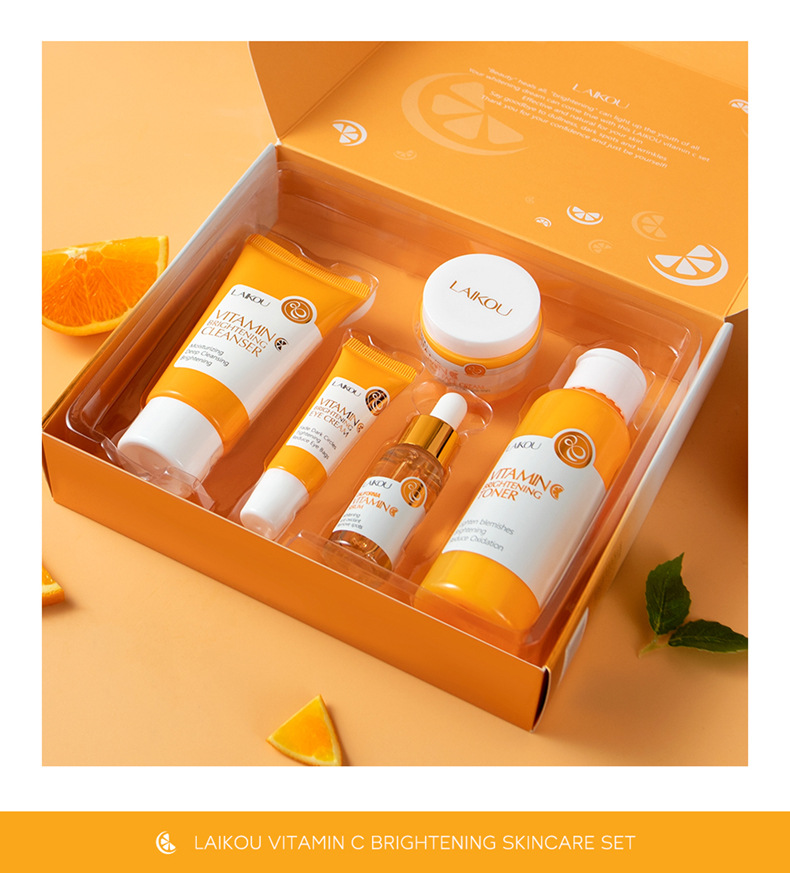 Picture of Laikou Vitamin C Skin Care Combo Set- 5 Pcs