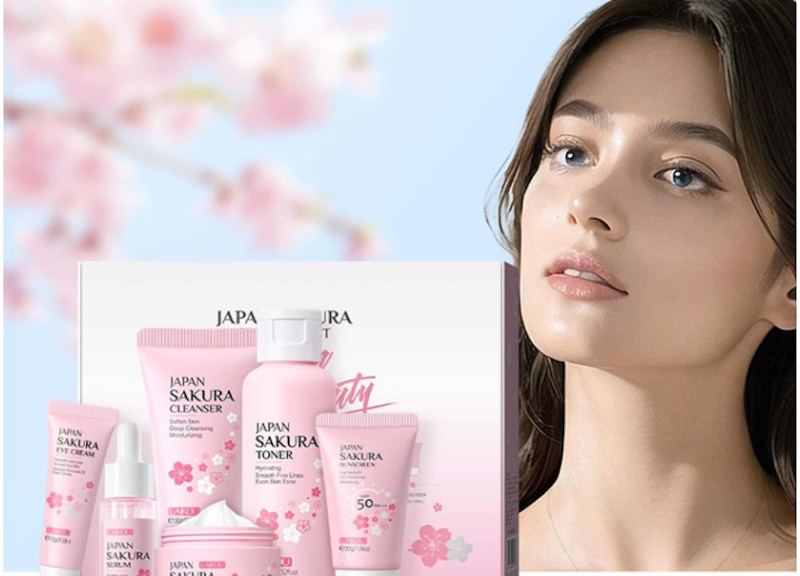 Picture of Laikou Japan Sakura Skincare Set - 6pcs