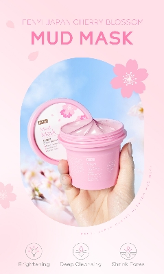 Picture of Fenyi Sakura Cherry Blossom Mud Mask – 100gm