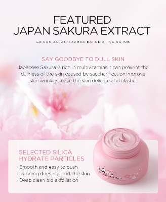 Picture of Laikou Japan Sakura Exfoliating Scrub - 100g