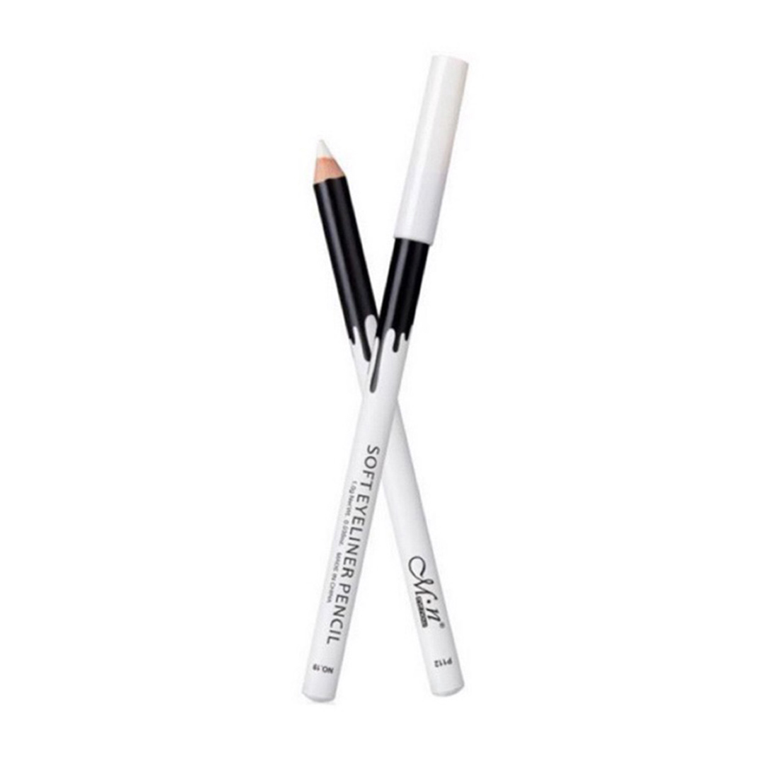 Picture of MENOW Soft Eyeliner White Kajal Waterproof - 2Pcs