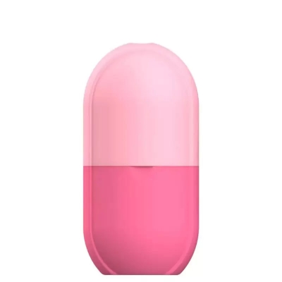 Picture of Capsules Applied to Face And Ice Grid - Pink