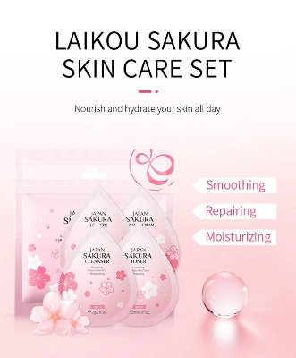 Picture of LAIKOU Sakura Skincare Set Mini 4pcs