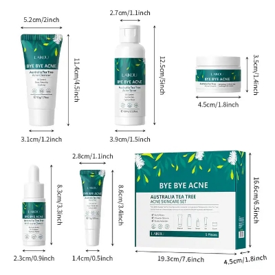 Picture of Laikou Bye Acne Australia Tea Tree Acne Skin Care Set - 5pcs