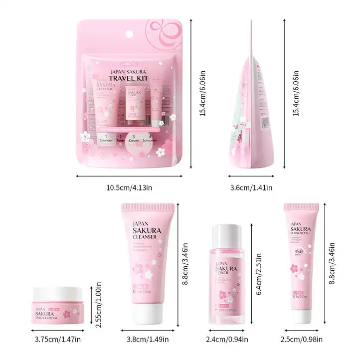Picture of Laikou Japan Sakura Travel Kit - 4Pcs