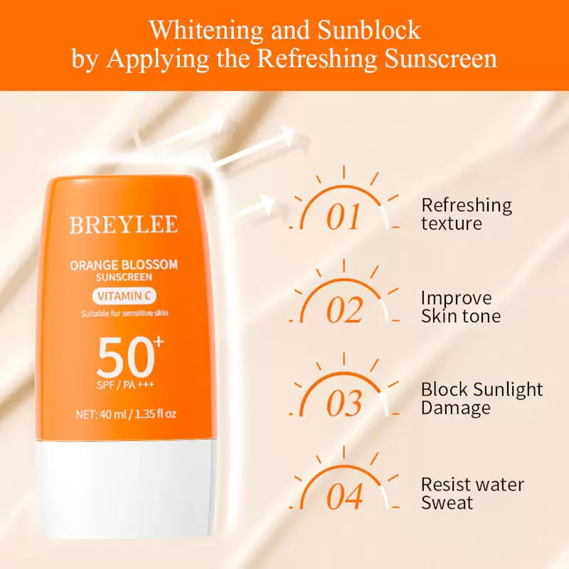 Picture of Breylee Orange Blossom Sunscreen VC 50+ SPF PA+++ 40ml