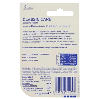 Picture of Labello 24h Classic Care Lip Balm ( Germany )
