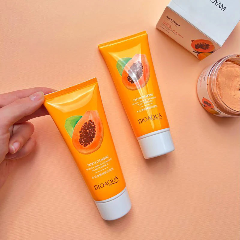 Picture of Bioaqua Papaya Purifying Moisturizing Cleanser - 100g