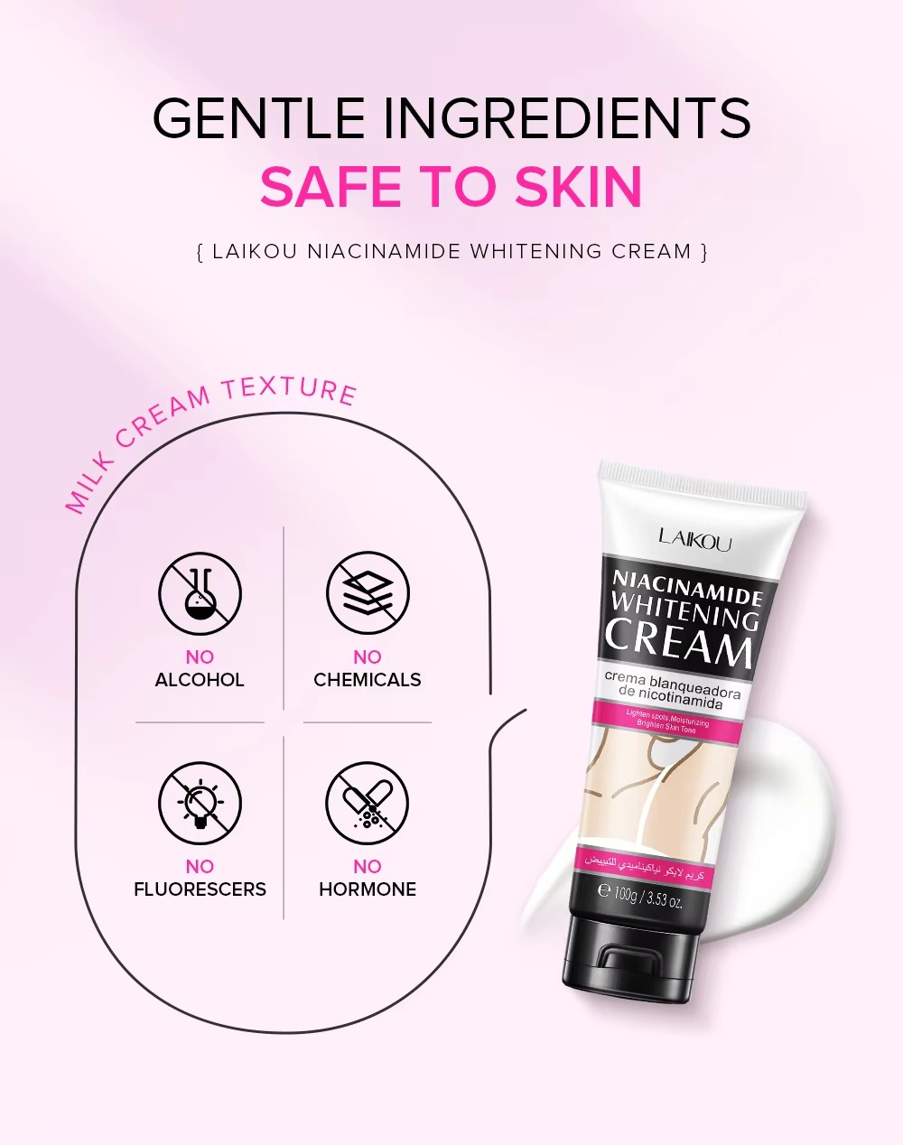 Picture of Laikou Niacinamide Brightening Cream - 100g