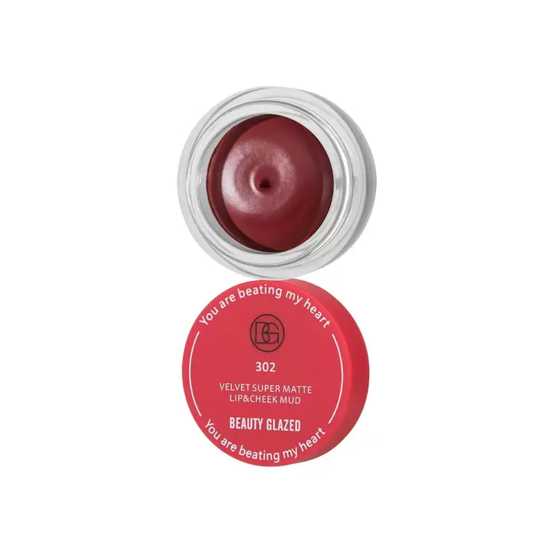 Picture of Beauty Glazed Velvet Super Matte Lip & Cheek Mud - 302