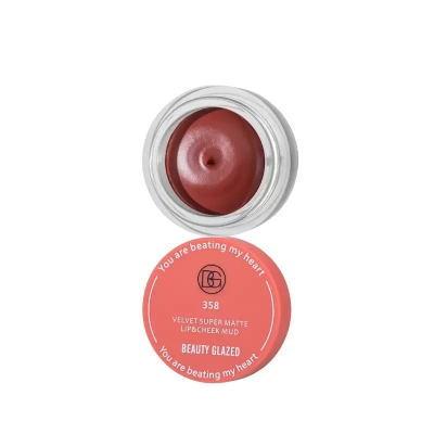 Picture of Beauty Glazed Velvet Super Matte Lip & Cheek Mud - 358