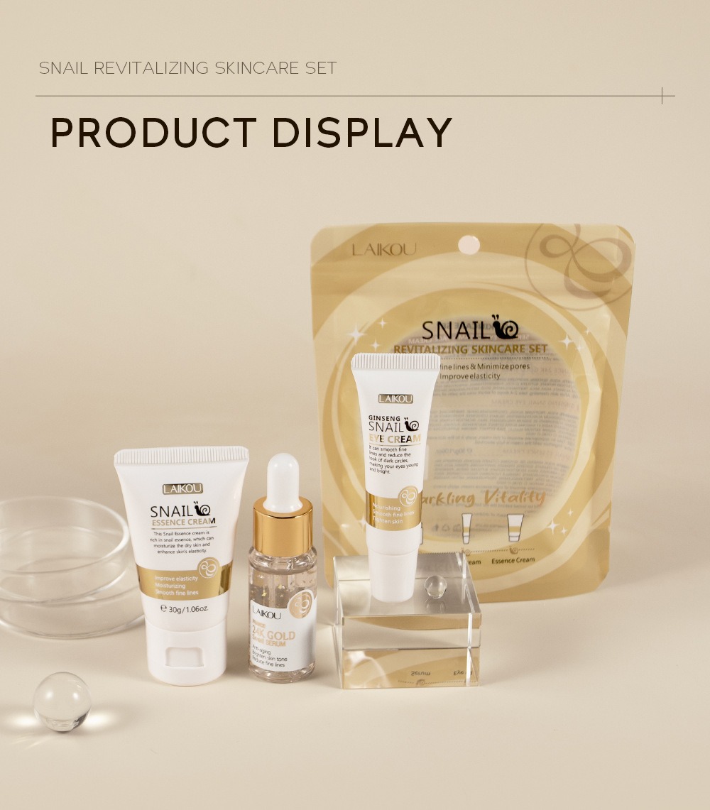 Picture of LAIKOU Snail Revitalizing Skincare Set 3pcs