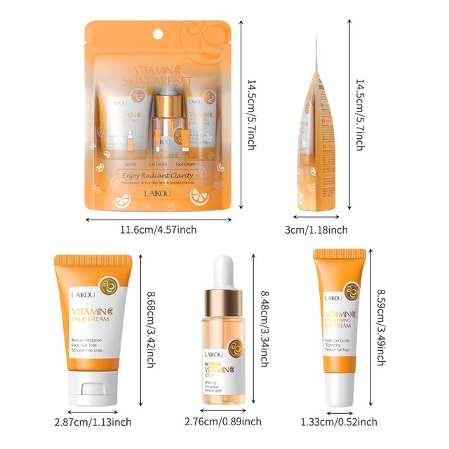 Picture of Laikou Vitamin C Skin Care Set-3 pcs