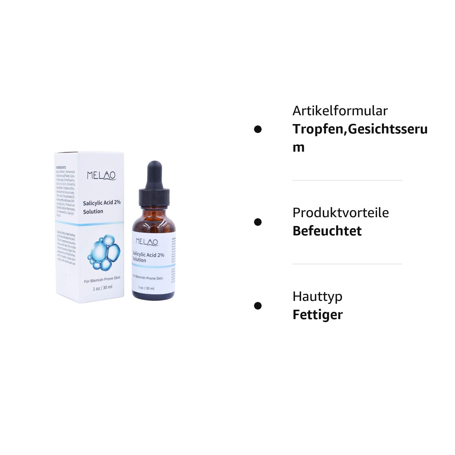 Picture of Melao Salicylic Acid 2% Solution - 30ml