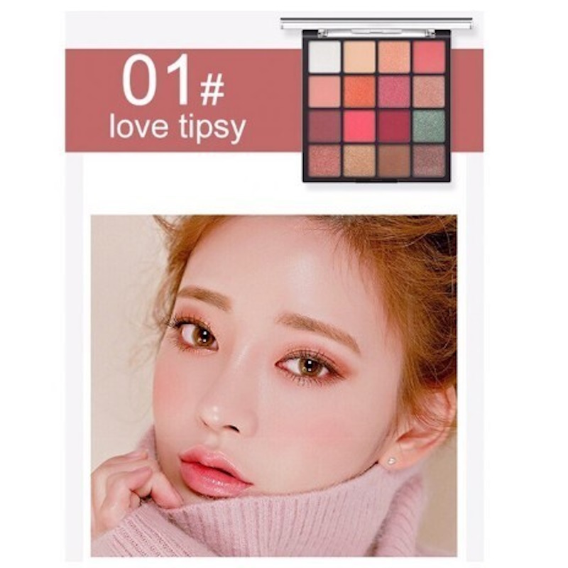 Picture of Lameila Eyeshadow Palette 16 Color 01 Love Tipsy