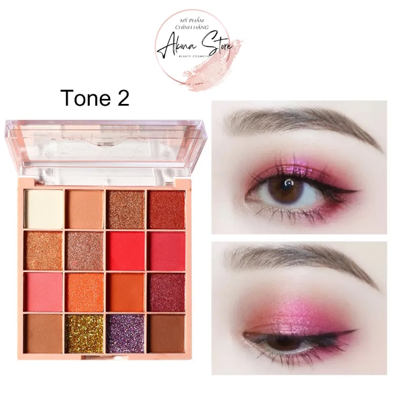 Picture of Lameila Eyeshadow 16 color 02 | Coffee Lemon Tea Bag