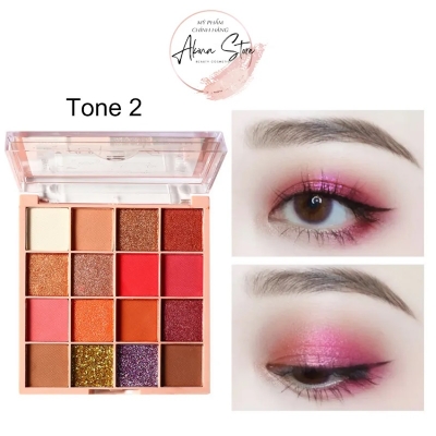Picture of Lameila Eyeshadow 16 color 02 | Coffee Lemon Tea Bag