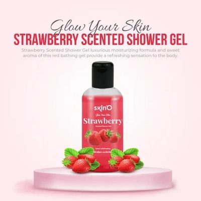 Picture of Skino Strawberry Scented Shower Gel 220ml