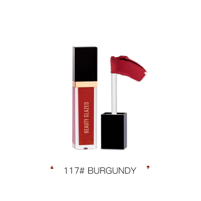 Picture of Beauty Glazed Matte Liquide Lipstick - Burgundy 117