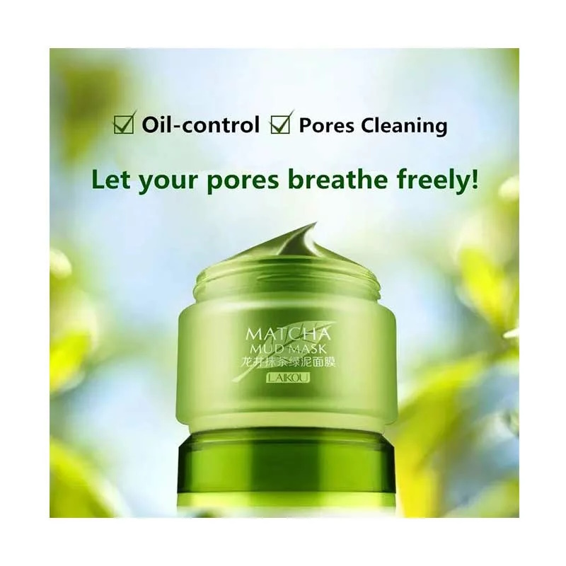 Picture of Laikou Matcha Mud Mask Best for Acne Skin – 85g