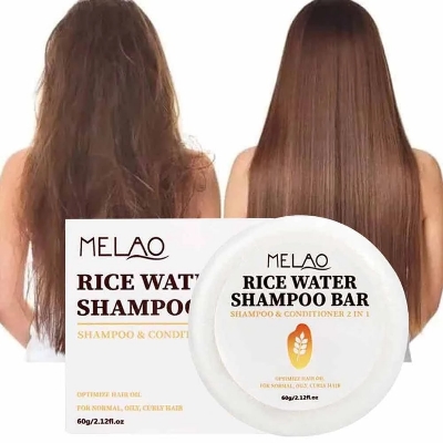 Picture of Melao Rice Water Shampoo Bar Conditioner 2 in 1