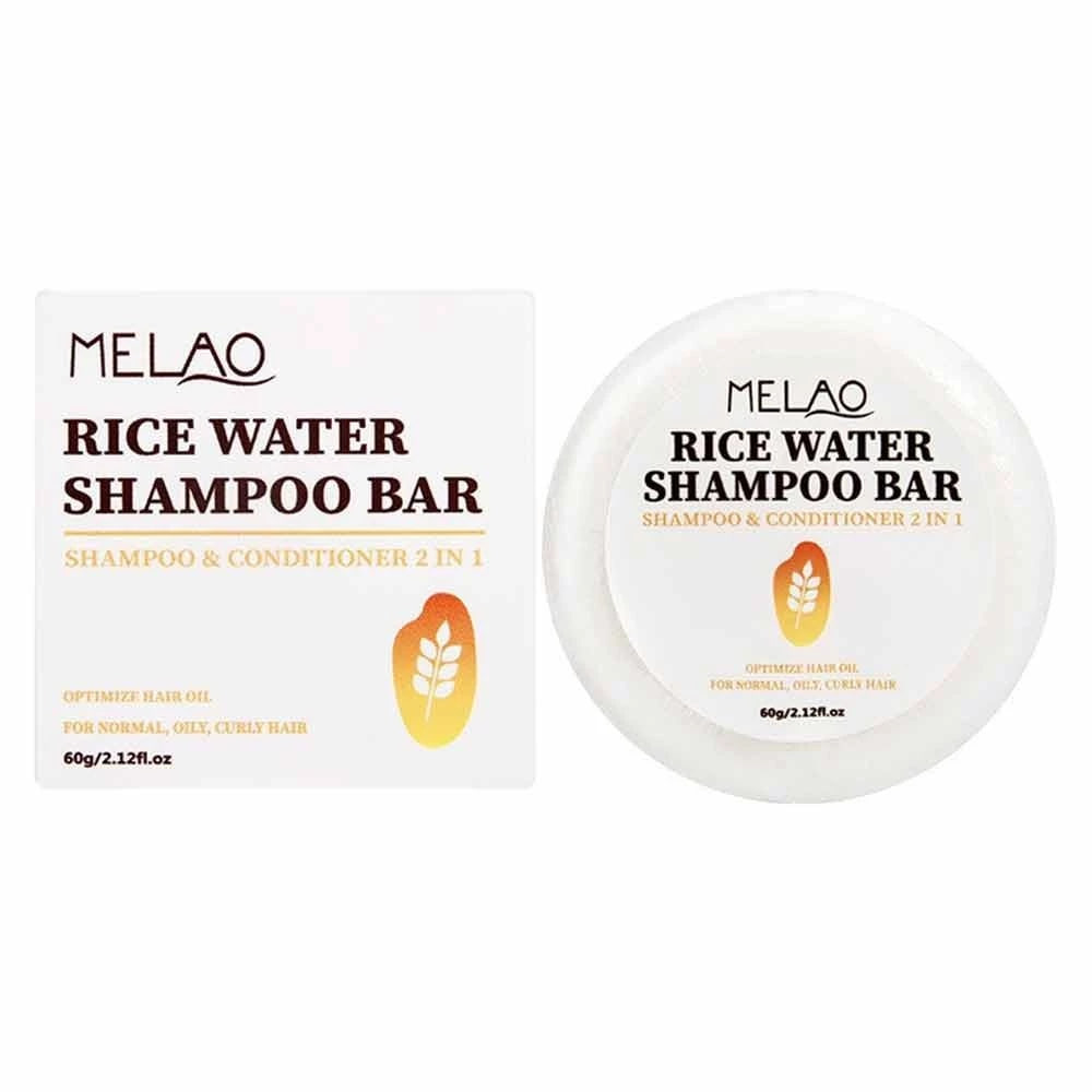 Picture of Melao Rice Water Shampoo Bar Conditioner 2 in 1