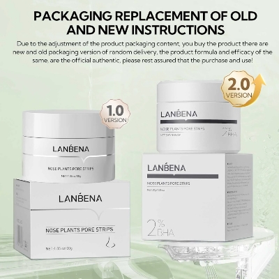 Picture of Lanbena Nose Plants Strips 2% BHA Mask Box - 30g