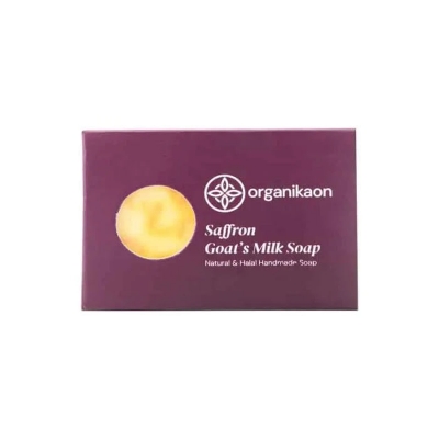 Picture of Organikaon Saffron Goat's Milk Soap -100gm