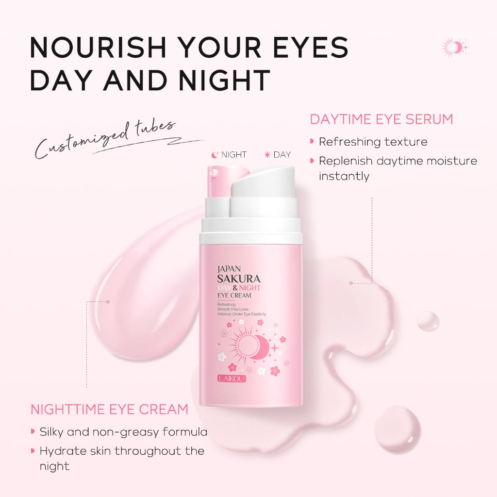 Picture of Laikou Japan Sakura Day & Night Eye Cream - 20g