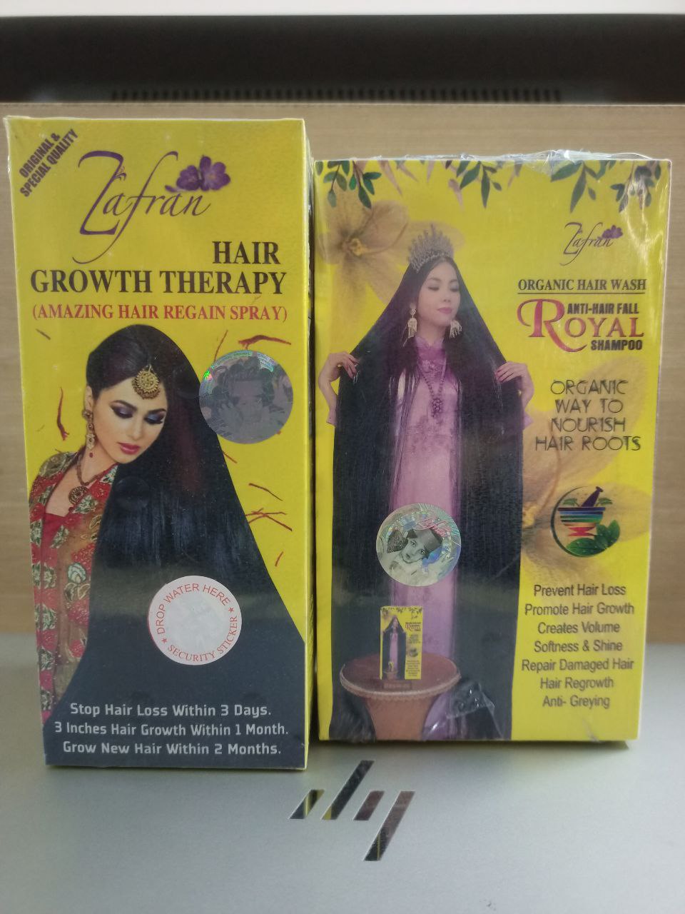 Picture of Zafran Hair Oil 150g and Shampoo 200g Combo