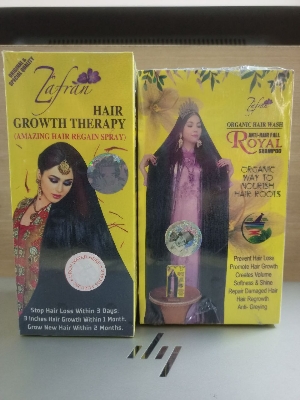 Picture of Zafran Hair Oil 150g and Shampoo 200g Combo