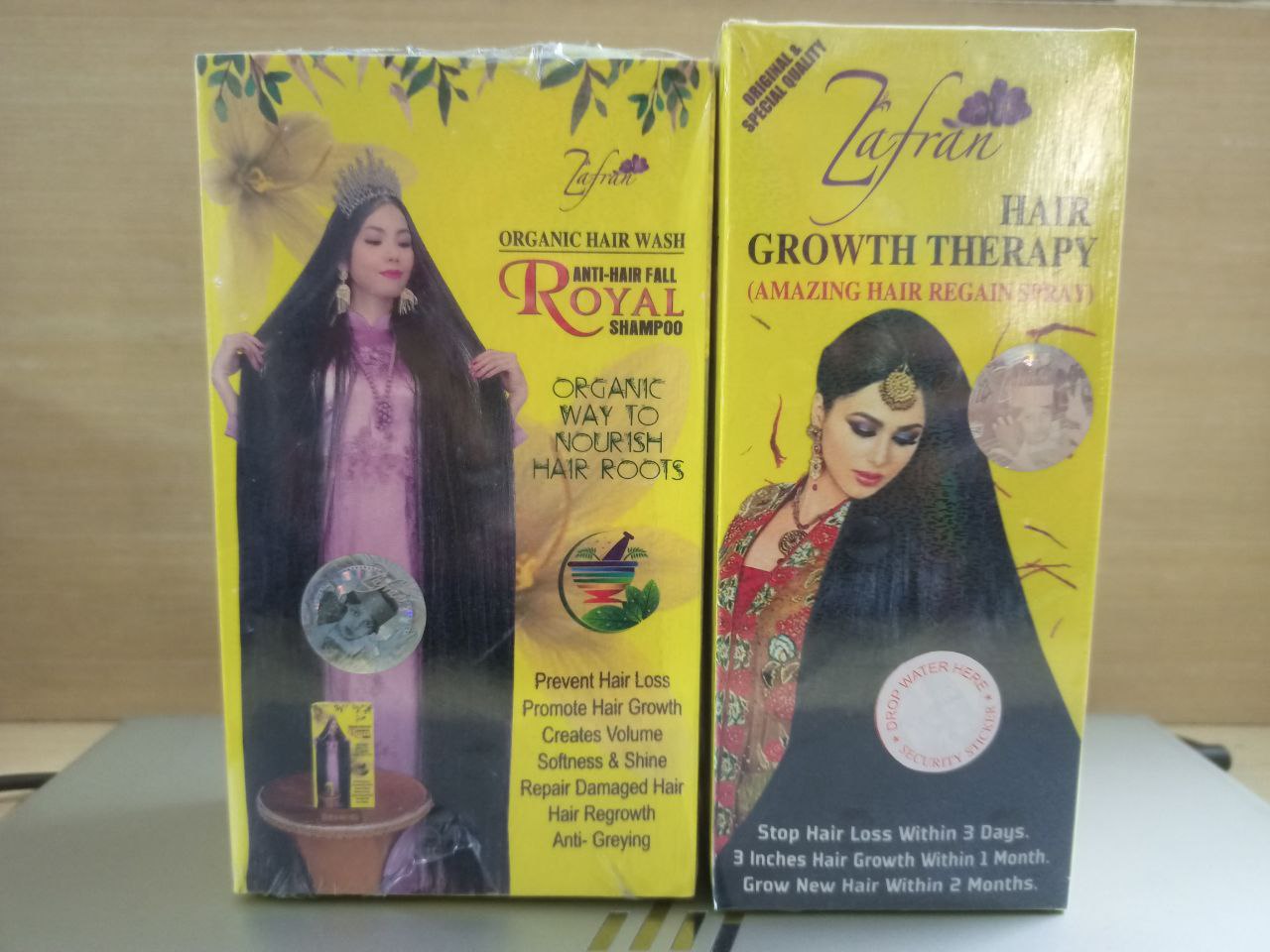 Picture of Zafran Hair Oil 150g and Shampoo 200g Combo