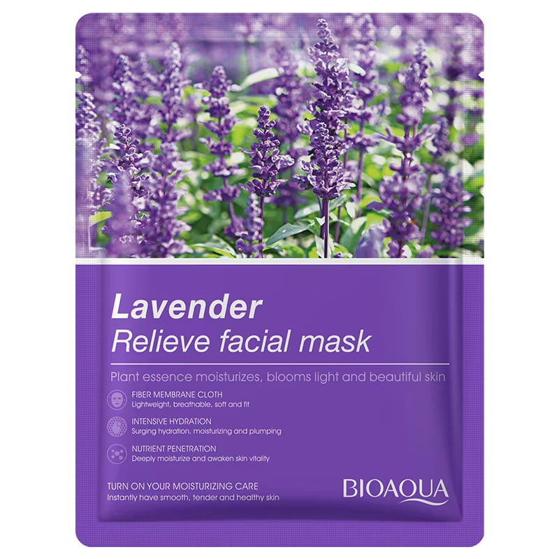 Picture of Bioaqua Lavender Relieve Facial Mask 35g