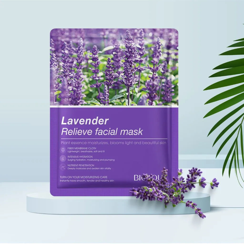 Picture of Bioaqua Lavender Relieve Facial Mask 35g
