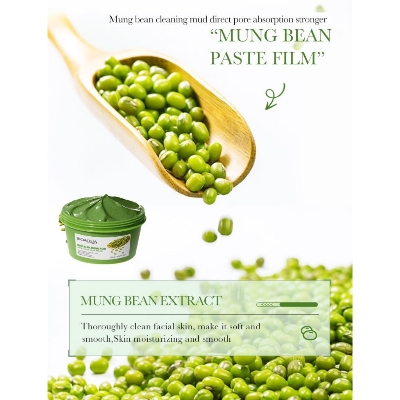 Picture of Bioaqua Mung Bean Amino Acid Pore Clean Clay Mask (100g)