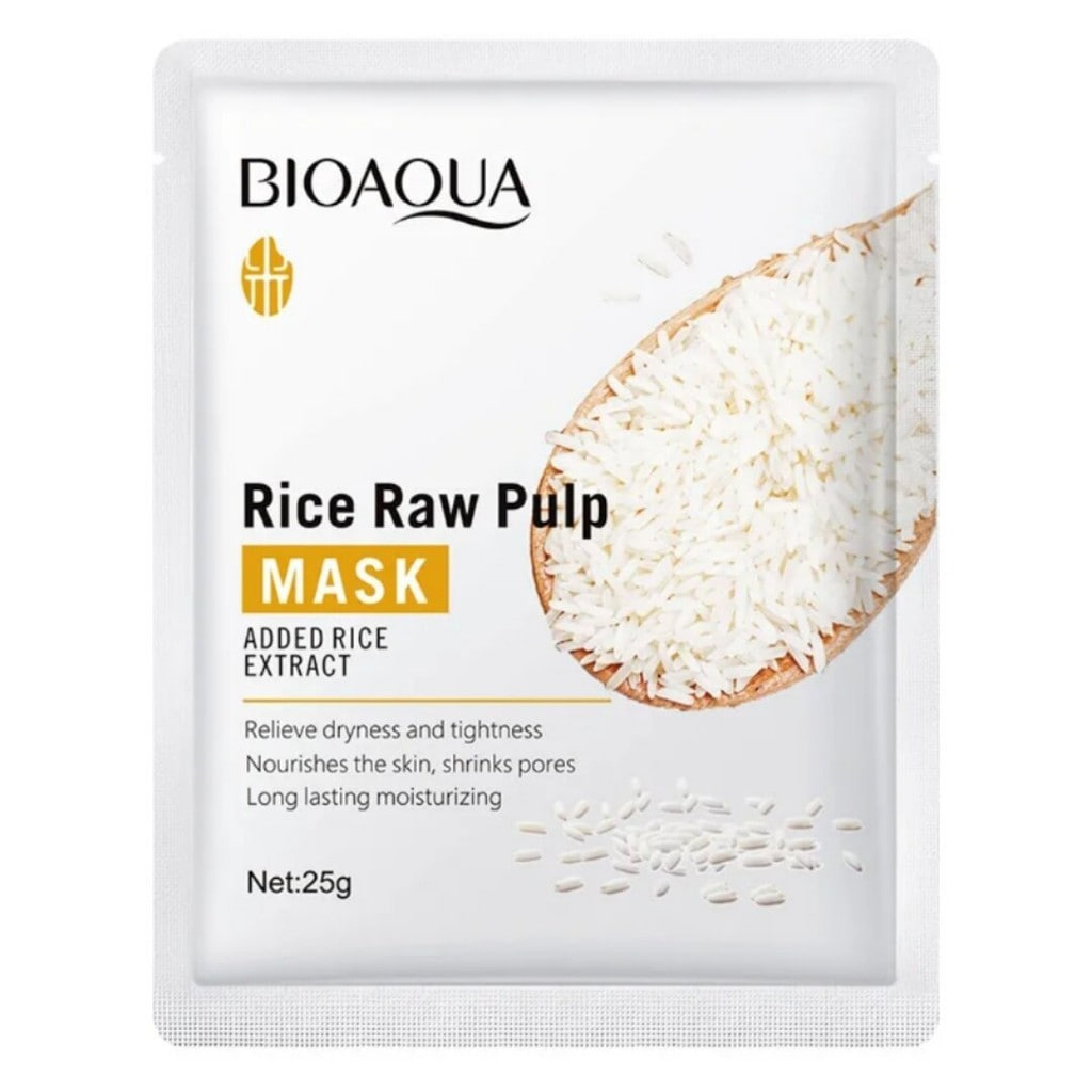 Picture of Bioaqua Rice Raw Pulp Sheet Mask 25g