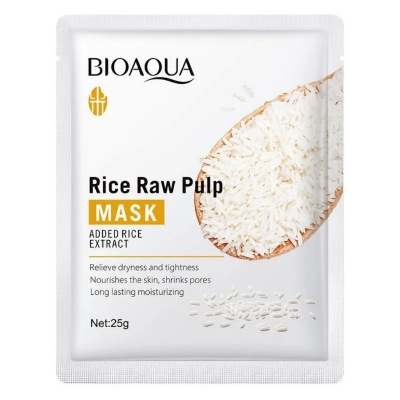 Picture of Bioaqua Rice Raw Pulp Sheet Mask 25g