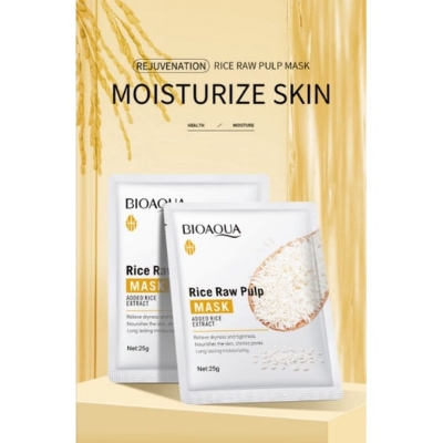 Picture of Bioaqua Rice Raw Pulp Sheet Mask 25g