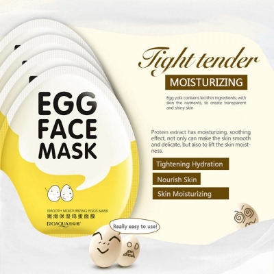 Picture of Bioaqua Egg Face Sheet Mask 25g