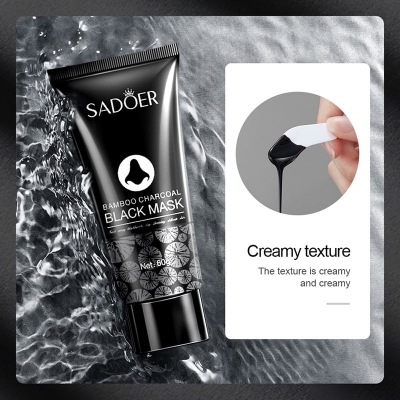 Picture of SADOER Bamboo Charcoal Black Mask - 60g