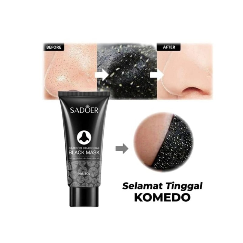 Picture of SADOER Bamboo Charcoal Black Mask - 60g