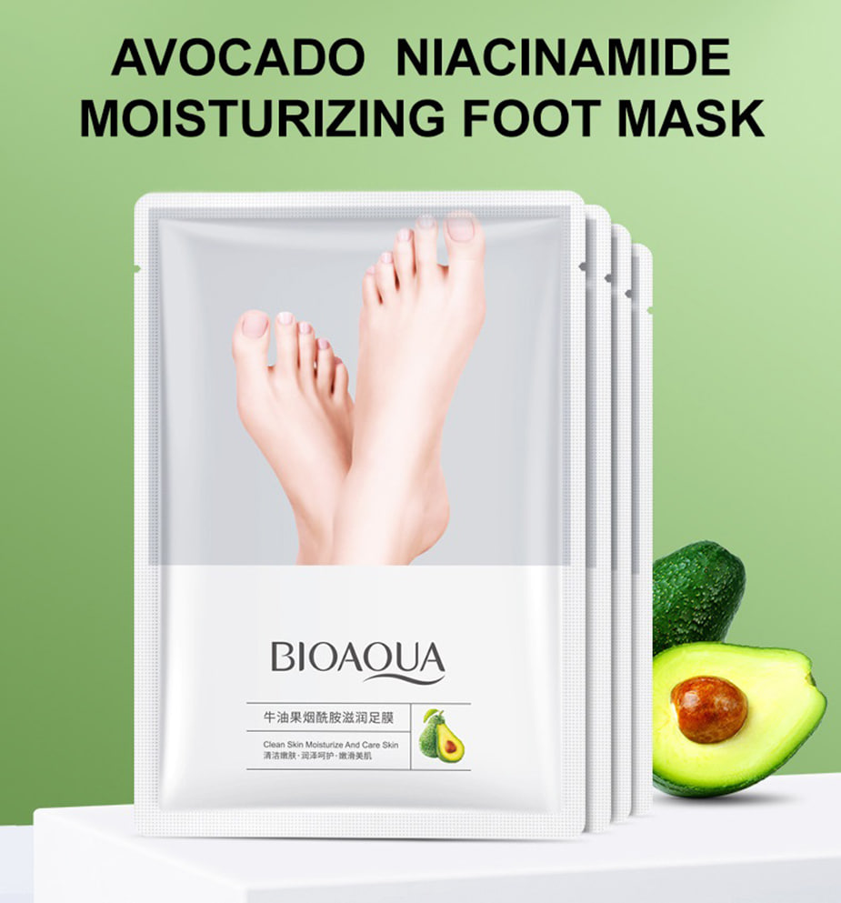 Picture of Bioaqua Avocado Niacinamide moisturizing Foot Mask 35g