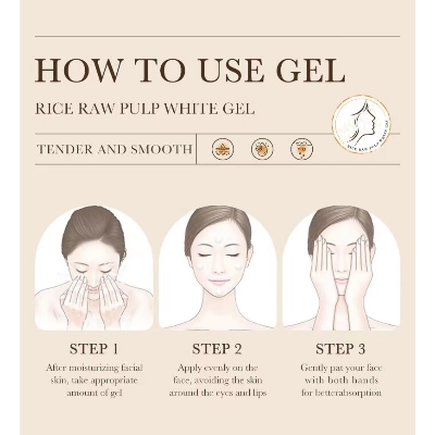 Picture of Bioaqua Rice 99% Raw Pulp White Gel - 300g