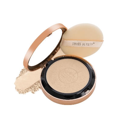 Picture of Swiss Beauty Silky & Smooth Oil Control Pressed Powder Compact with SPF 15 – 02 Natural