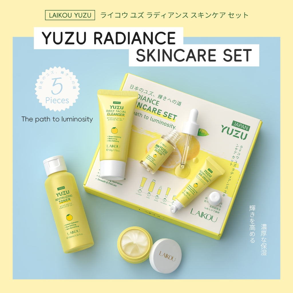 Picture of Laikou Japan YUZU Radiance Skin Care Set -5pcs
