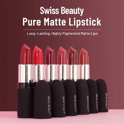 Picture of Swiss Beauty Pure Matte Lipstick - Bare 213