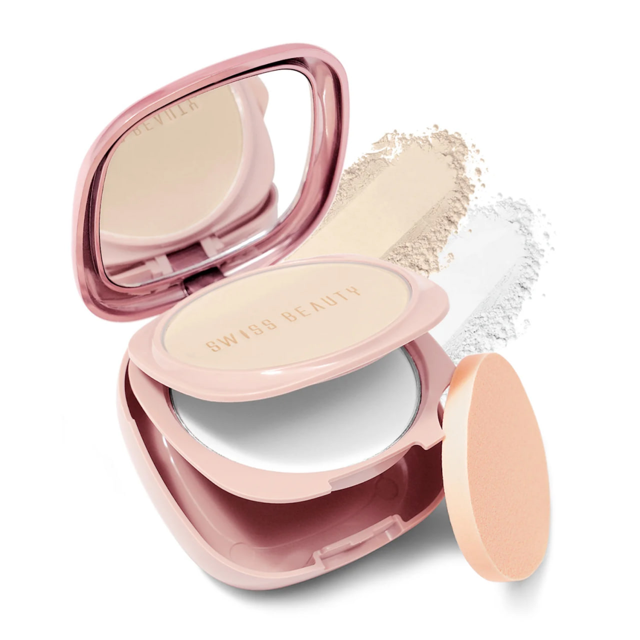 Picture of Swiss Beauty Matte & Set Duo Compact Powder - Beige 02