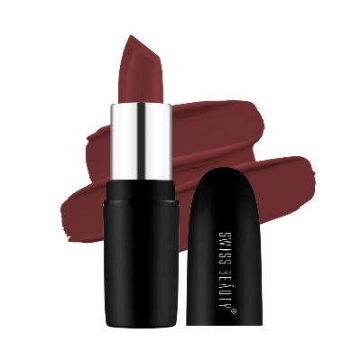 Picture of Swiss Beauty Pure Matte Lipstick Cafe - Cafe Mocha 225